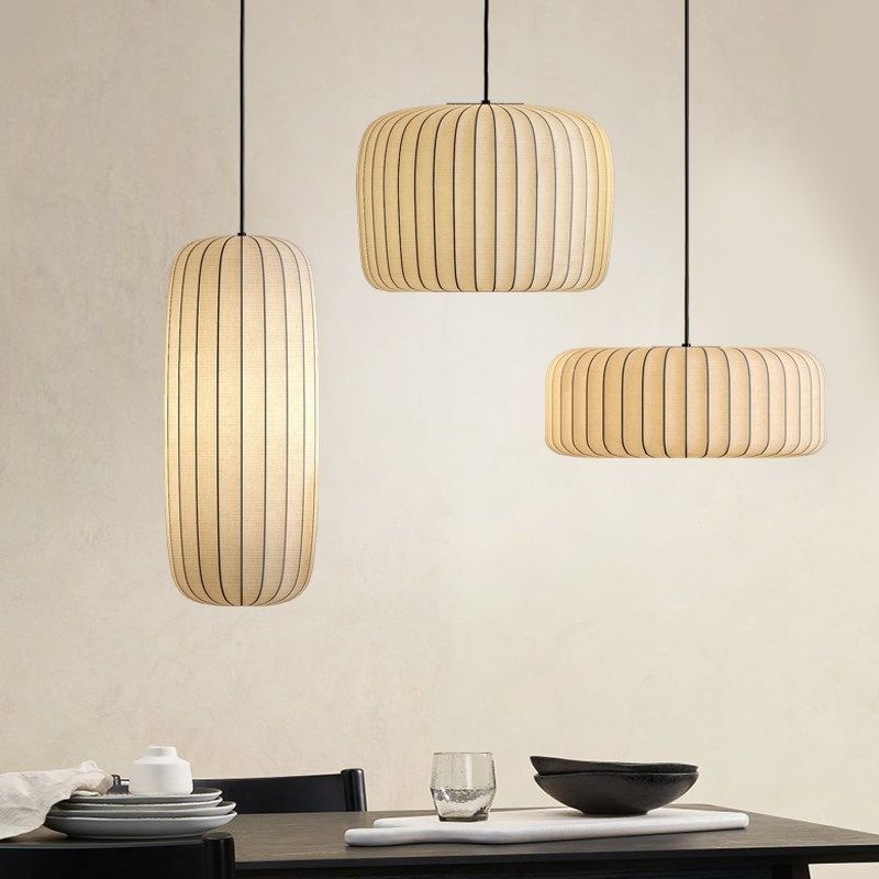 2024年禅意吊灯侘寂风日式简约布艺组合灯民宿餐厅服装店装饰吊灯,家装灯饰光源,酒店/宴会厅/餐饮吊灯,淘宝优惠券,粉丝福利购,淘宝优惠卷