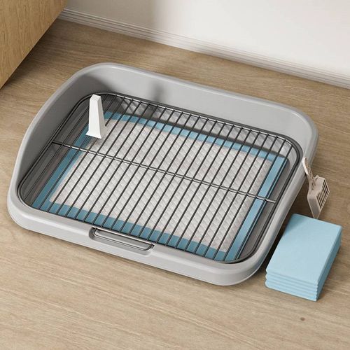 宠物狗狗厕所中型大型小型犬铁网超大空间清洁防踩屎便盆宠物用品