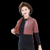 保暖神器背部女士护颈椎马甲加绒加厚护腰款 护肩德绒马甲后背上衣