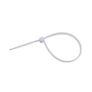 尼龙新料加粗加韧白色黑色塑料尼龙扎带3X200mm足数500条捆扎带