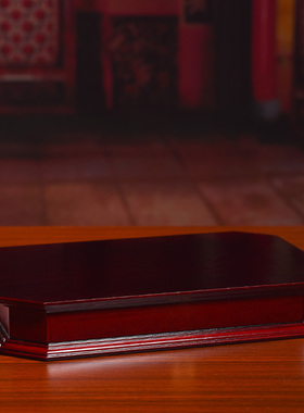 戴玉堂实木底座陶瓷佛像坐台加高家用装饰品摆件长方形垫台木底托