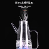 玻璃油壶耐高温防漏油瓶厨房家用调料瓶装 酱油醋油壸不锈钢大油罐
