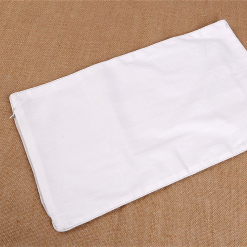 纯棉枕芯内胆套 成人带拉链枕头皮条缎 可装荞麦壳布袋一对 包邮