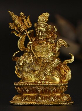 慧宝三黄铜小佛像多尊可选纯铜藏传密宗铜佛像居家车载供奉