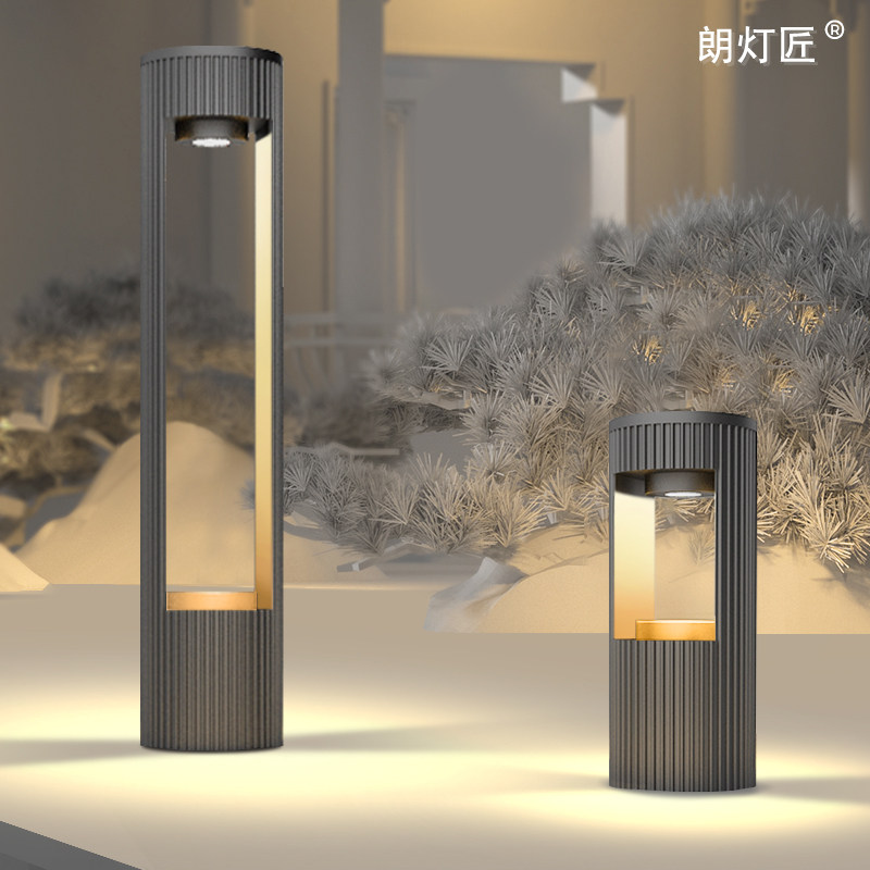 太阳能庭院灯户外防水花园灯铝材高端景观灯别墅草地灯室外草坪灯