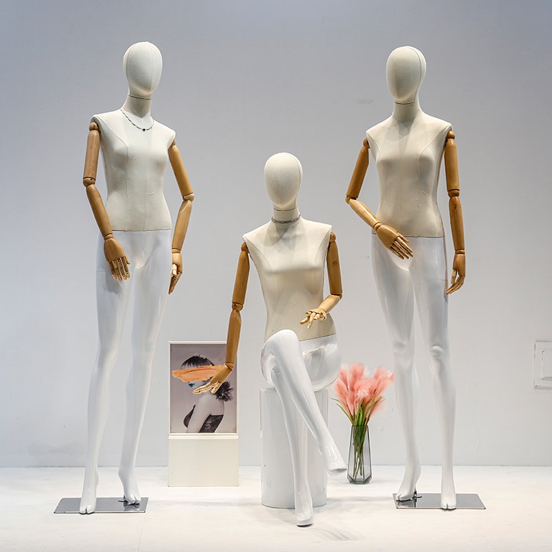 高档橱窗服装店模特道具女全身站模组合坐模展示陈列人体模特