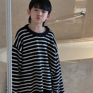 男童珊瑚绒睡衣套装秋冬款半边绒加厚儿童家居服两件套保暖秋衣裤