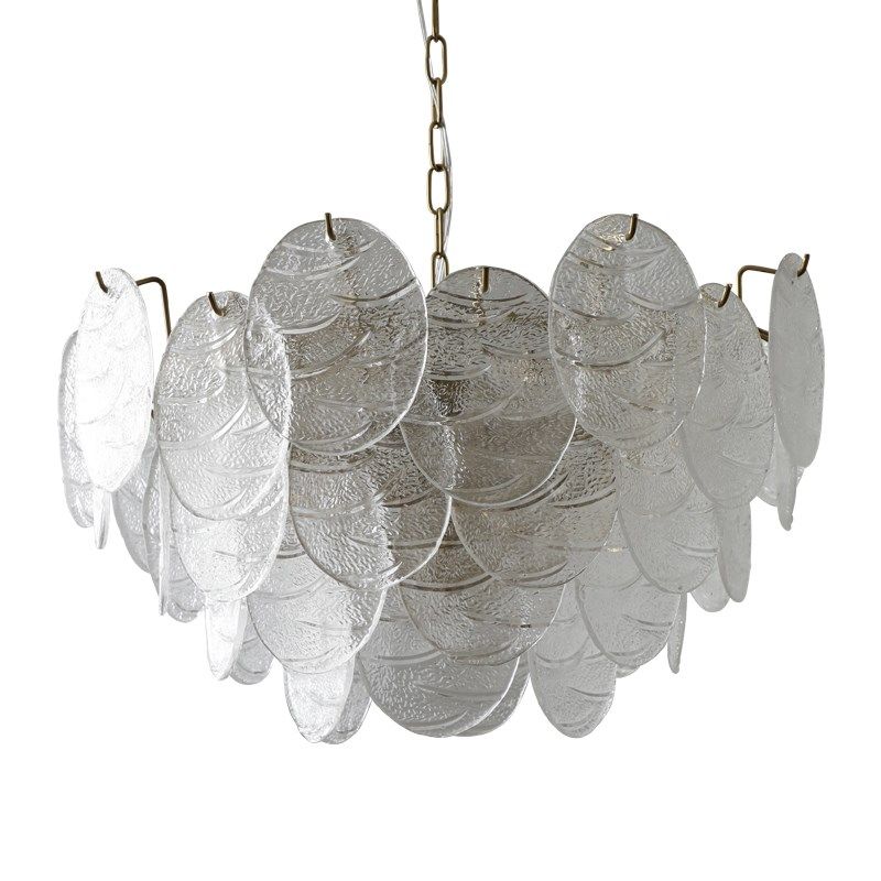 全美一丁简美法式宫廷风格意大利玻璃轻奢客餐厅卧室艺术玻璃吊灯