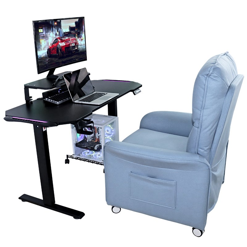 电动升降电竞桌电脑桌书桌双电机智能升降电脑桌台式电脑桌学习桌