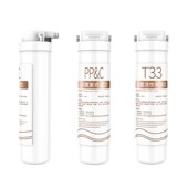 T33 适配浩泽净水器YCZ PP&C C1滤芯家用直饮机500G套装 CX70