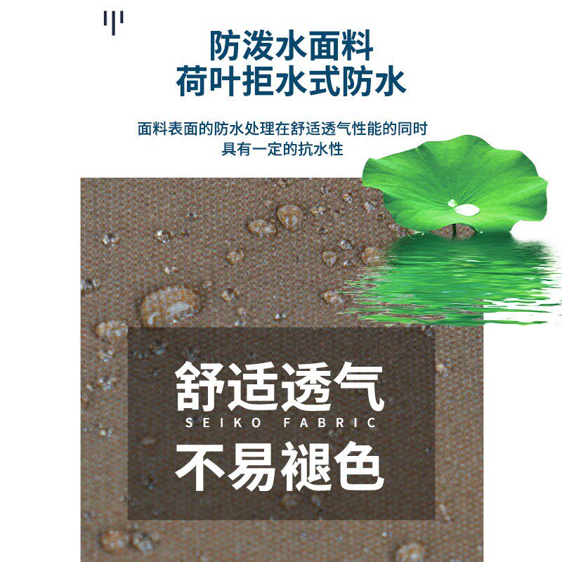 帆布围裙加厚耐磨防水厨房家用咖啡店奶茶店餐饮专用工作围腰
