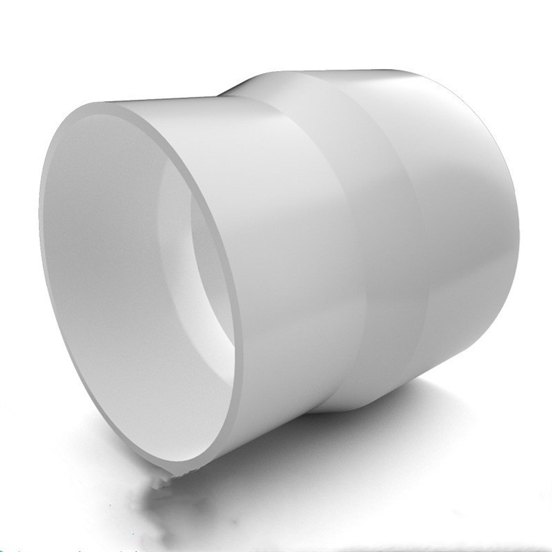 加厚PVC大小头150转200PVC管配件100转150油烟管排风管变径接头