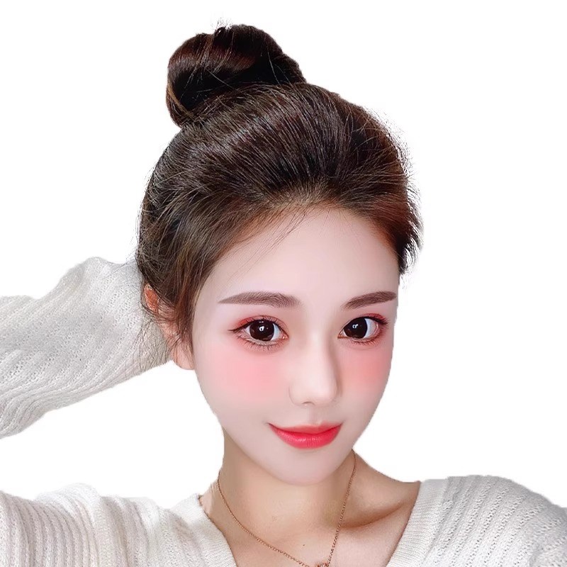 假发女片头顶增发量蓬松补发真发隐形一片式高颅顶发根神器垫发片