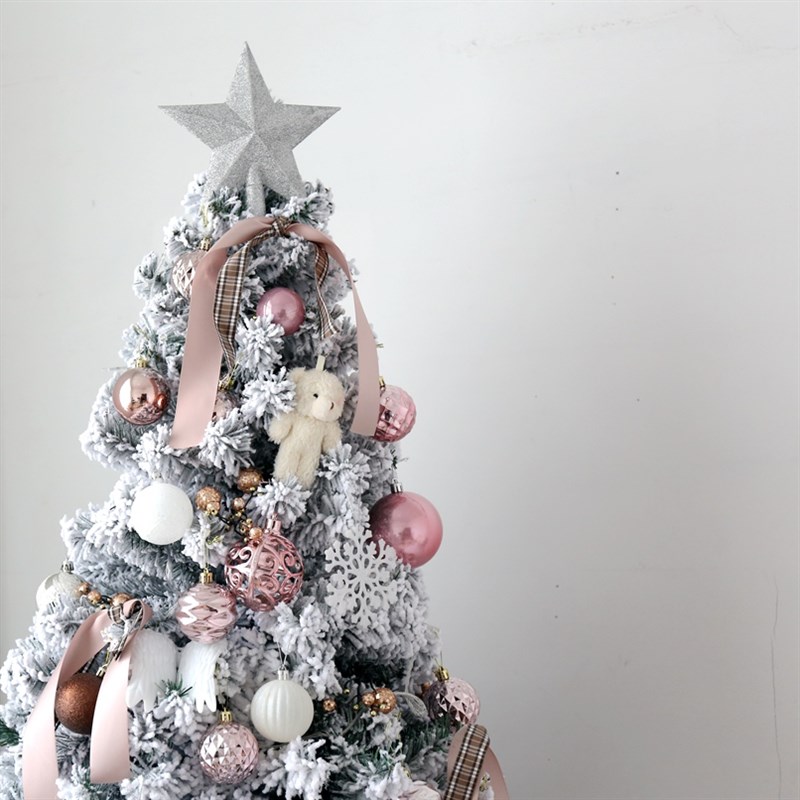 家用加密圣诞树植绒豪华150CM180CM120玫瑰金套餐商场圣诞节装饰