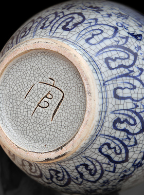 景德镇陶瓷器中式仿古花瓶工艺品客厅摆件家居玄关博古架装饰品