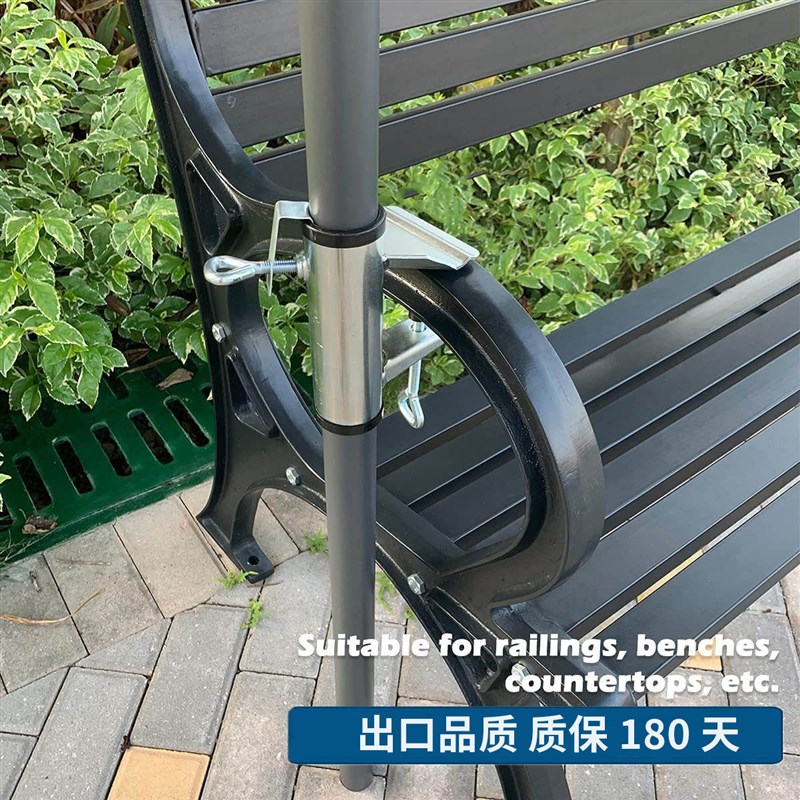 庭院伞固定器太阳伞底座摆摊伞支架可调节水平桌面移动撑户外伞架