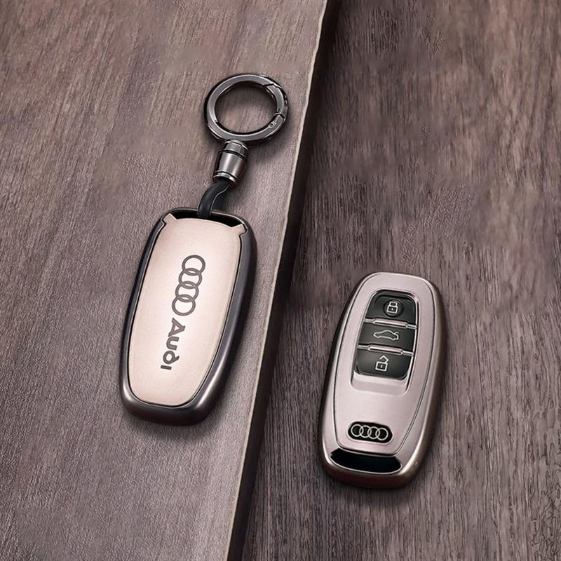 2024新款奥迪钥匙套q5l/a6l/a4l/a3l/q3/q2l/a7l/q7高档车壳扣包