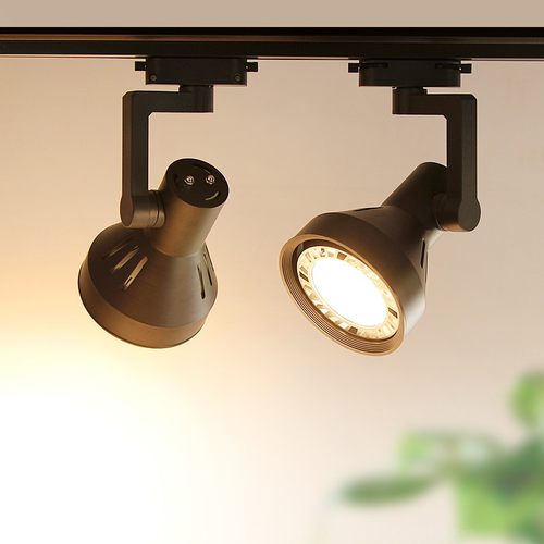 轨道灯COB超亮35W40W45W服装店背景墙led射灯明装导轨灯射灯帕灯