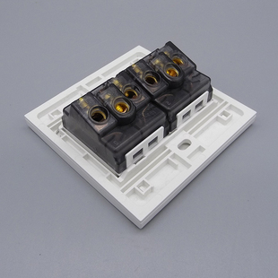 86型三位十孔电源插座两个五孔电源10孔双5孔墙壁开关插座面板