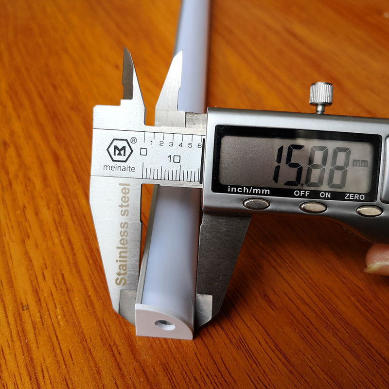 免开糟硬灯条灯带斜角 直角led灯条明装展示柜灯墙角90度直角灯糟