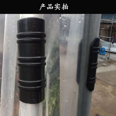 压条养殖场防晒黑色绳子卡子加长大棚压膜卡遮阳网篷布夹子塑料卡