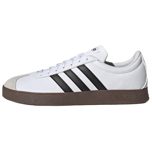 adidas VL Court Base男女同款黑白灰运动休闲板鞋小白鞋ID3711