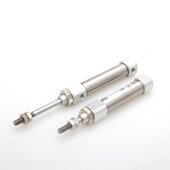 SU针型气缸PB16 不锈钢迷你气缸CDJ2B10X12 50单作用笔型气缸