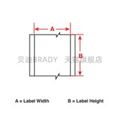 B30C 4000 Brady贝迪854 854 YL打印机耗材BBP31