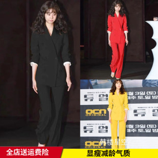 2023秋冬新款加肥加大码女装胖女士面试J西装外套港风时尚职业套