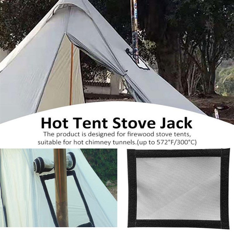 帐篷柴火炉烟冲烟囱炉管防火管子B道防烫圈保护套圈耐火圈套配件