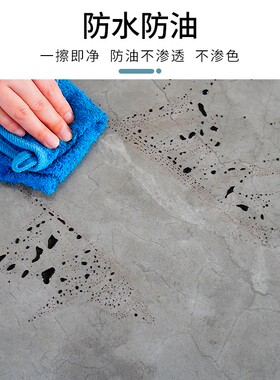 岩板餐桌保护膜自粘耐高温防烫石英石厨房大理石灶台台面透明贴膜