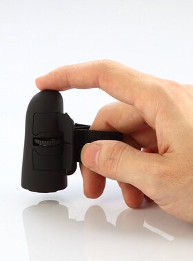 有线指环手指鼠标 2.4G无线懒人鼠L标 时尚迷你光电鼠标