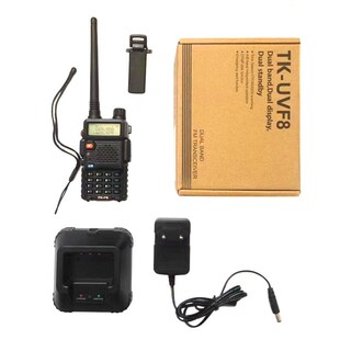 TK-UVF8对讲机户外调频手持机民用手台工地酒店服务行业