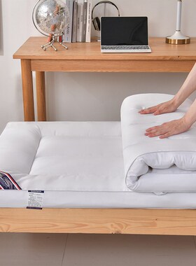 2024新款学生宿舍榻榻米软床垫 90*200cm(厚度5cm) 白色