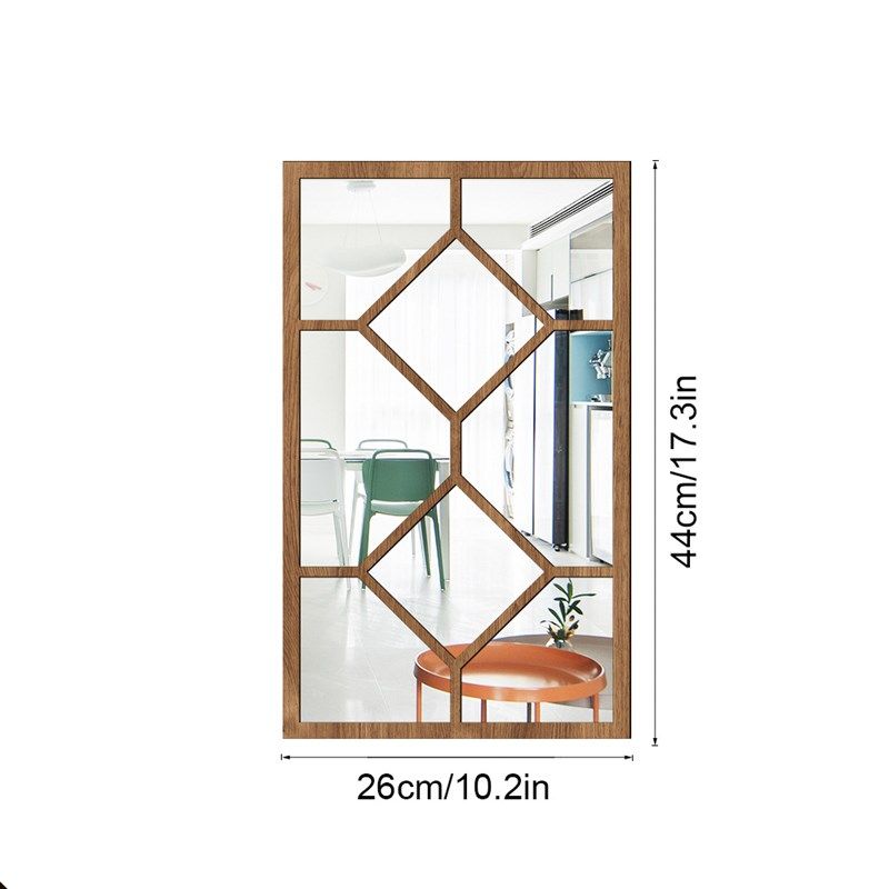 MZ420-427立体仿窗户拱门木质亚克力镜面墙贴自粘背景墙装饰镜子,家居饰品,镜面贴,淘宝优惠券,粉丝福利购,淘宝优惠卷