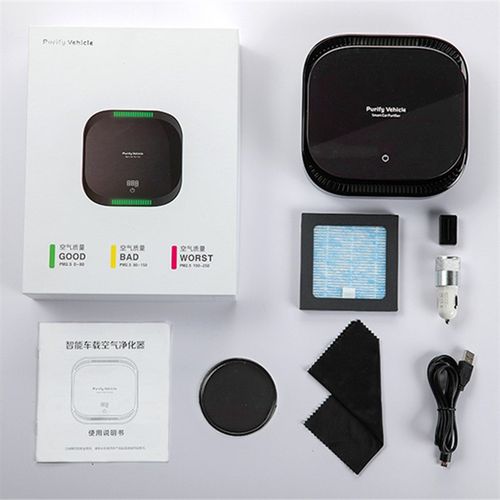 智能车载空气净化器 汽车用空气净化器小型净化机  厂家直销