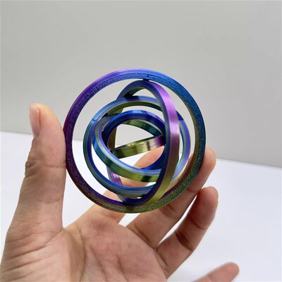 3D打旋指尖螺印创压盘解意减压神器解环益智环星V际创意新奇玩具