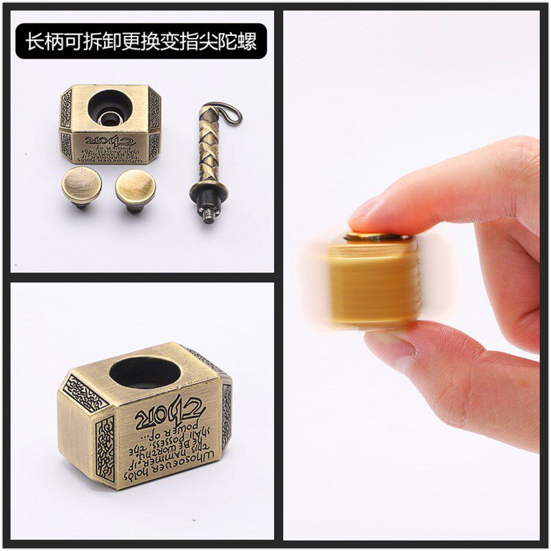 指尖陀压可c拆卸金属合金手指指间手压神器减螺无聊玩具解指旋转
