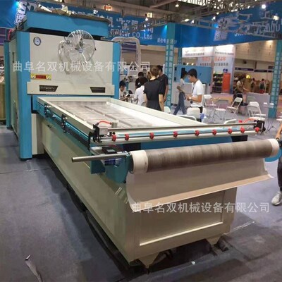 板式家具贴膜fPVC移门拉门覆膜机双加温大负压吸塑机自动锁扣