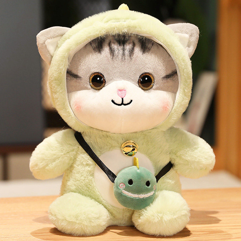 可爱猫咪玩偶睡觉抱公仔床上小猫仿真礼物K女生布娃娃抱枕毛绒玩