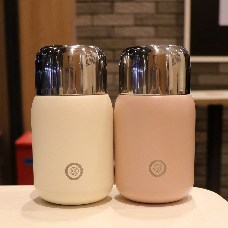 小巧可爱便携保温水杯女士t学生茶水分离316不锈钢茶杯带过滤杯子