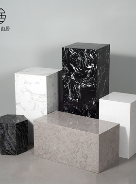 可定制 大理石底座基座大型落地雕塑摆台展示酒店摆件.装饰品现代