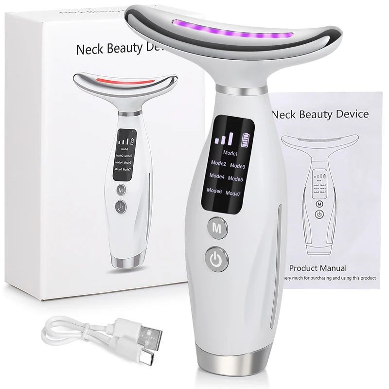 neck face beauty device vibrationE massage for face and neck