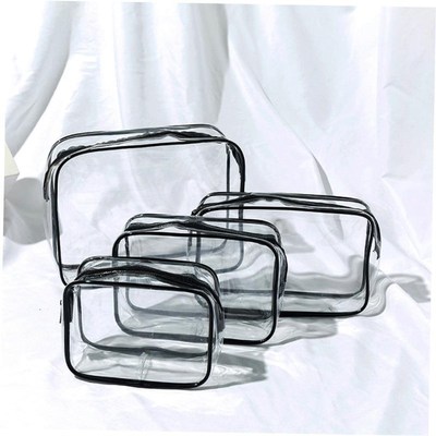 PU Travel Storage Bag Cosmeytic Makeup Washbag Clear Handbag