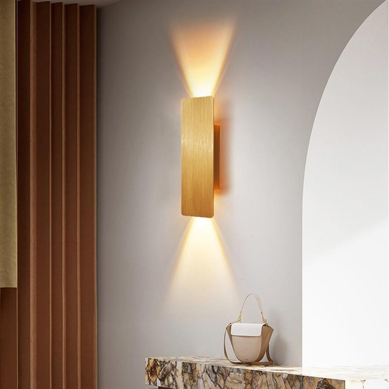 Modern Simple l6W LED Indoor Wall Lamp Bedroom Living Room H