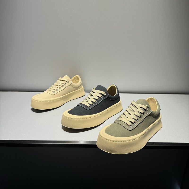 百搭简约日c系布鞋2024夏季男鞋厚底增高板鞋休闲鞋透气帆布鞋男,流行男鞋,休闲板鞋,淘宝优惠券,粉丝福利购,淘宝优惠卷