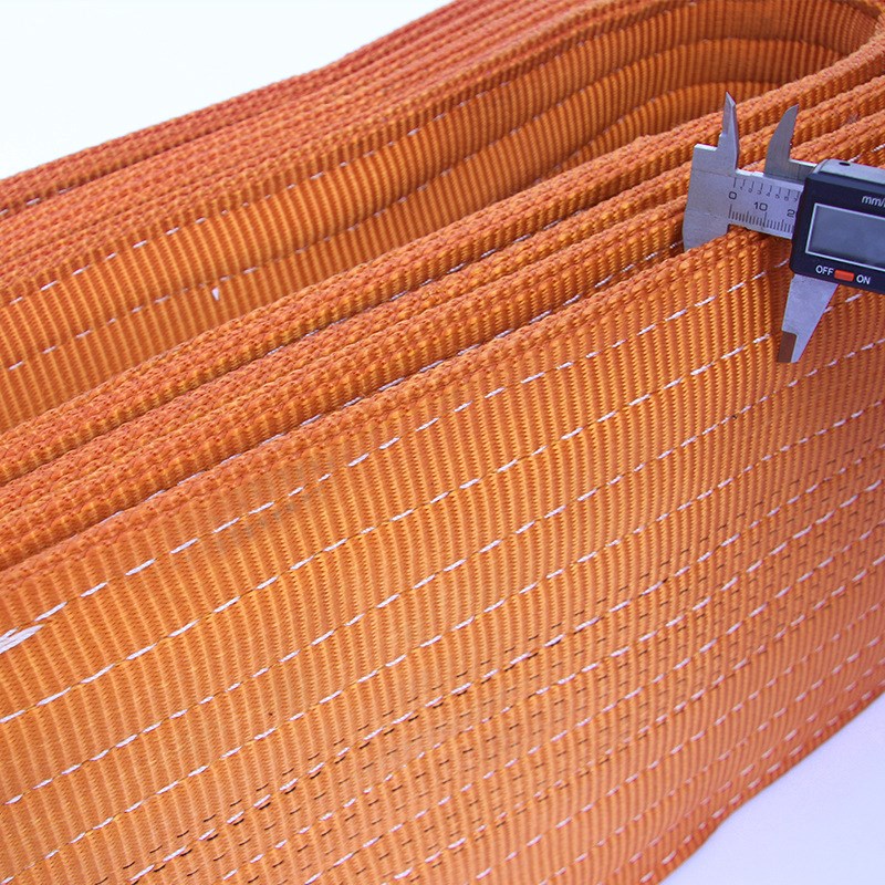 10T大吨位起重吊装带柔性扁平可制彩色涤纶吊装带