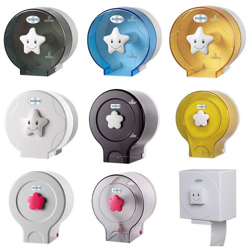 瑞沃(SVAVO)小卷纸盒卫生间纸巾盒免打孔壁挂式家用厕所厕纸盒