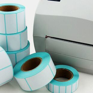 纸 防热敏不干胶标签热敏打印纸90mm规格电子面快递邮政条码