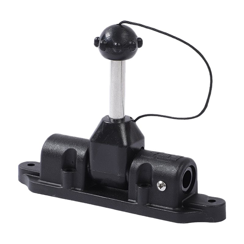 铝合金船木船PE塑料船铁船专用硬船划桨不锈钢材质万向桨座桨锁架